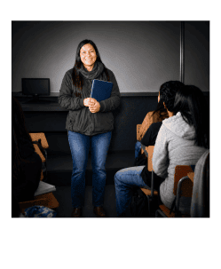 Estudiante de diseño gráfico