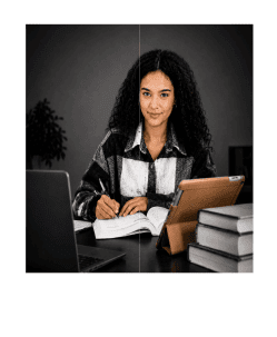 Estudiante de diseño gráfico