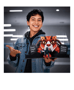 Estudiante de diseño gráfico